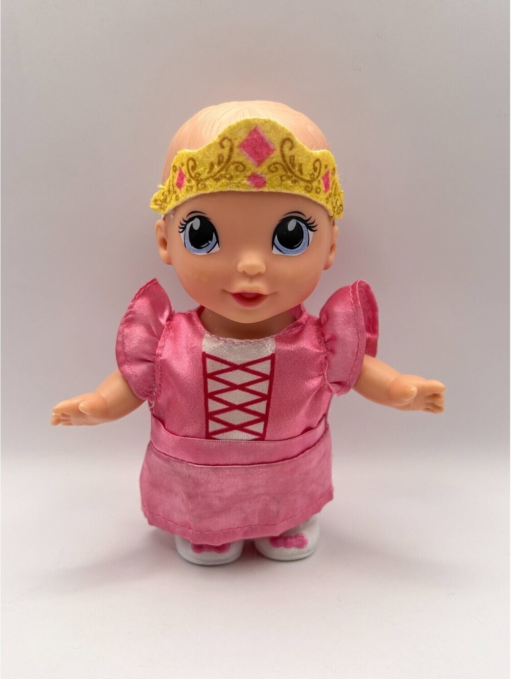 New Adventures 2019 NA1906 Princess Baby Doll Pink Dress Tiara Vinyl Preowned